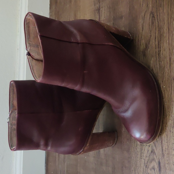 Seychelles ox blood boots - Picture 1 of 4